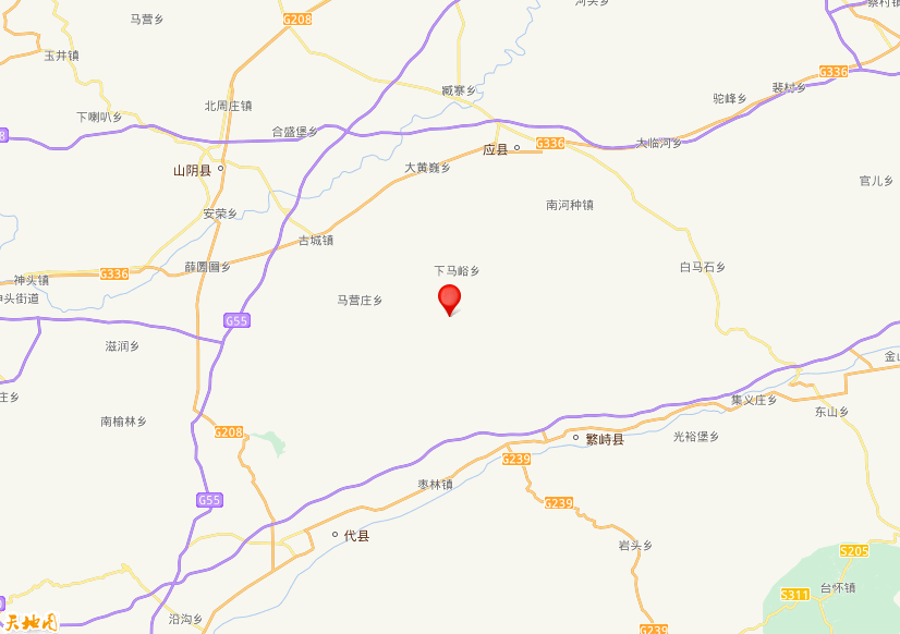 2019年09月13日03时29分，在山西忻州市代县发生了M 3.0级地震，震中纬度39.34，经度113.10。