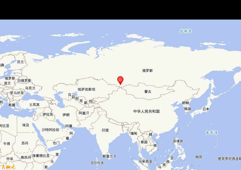 2019年09月13日12时08分，在俄罗斯西伯利亚西南部发生了M 5.1级地震，震中纬度50.55，经度87.39。