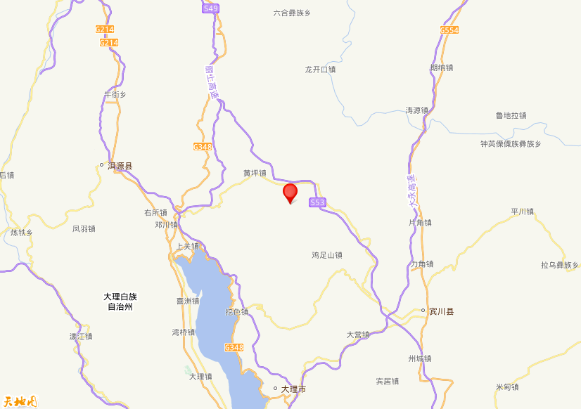 2019年10月16日02时36分，在云南大理州鹤庆县发生了M 3.0级地震，震中纬度26.04，经度100.33。