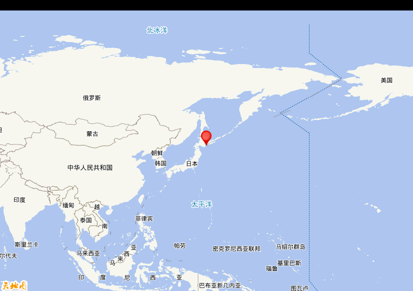 2020年05月31日02时13分，在日本北海道附近海域发生了M 5.4级地震，震中纬度42.40，经度144.00。