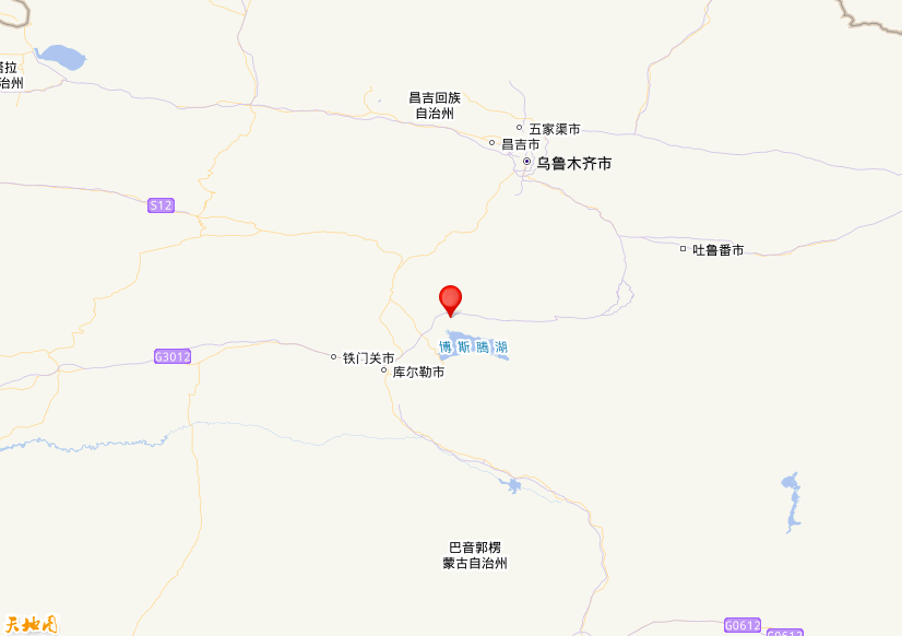 2020年10月24日19时17分，在新疆巴音郭楞州和硕县发生了M 3.0级地震，震中纬度42.25，经度86.85。