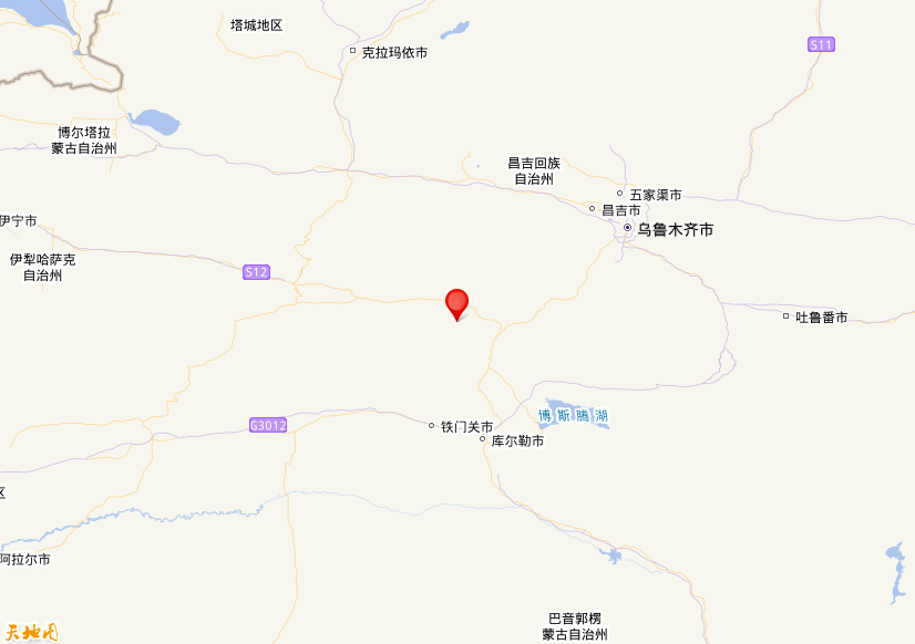 2020年11月28日23时24分，在新疆巴音郭楞州和静县发生了M 3.1级地震，震中纬度42.88，经度85.93。