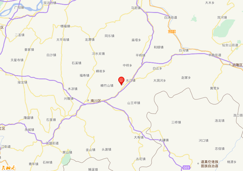 2021年07月01日23时39分，在重庆市南川区发生了M 1.6级地震，震中纬度29.23，经度107.25。