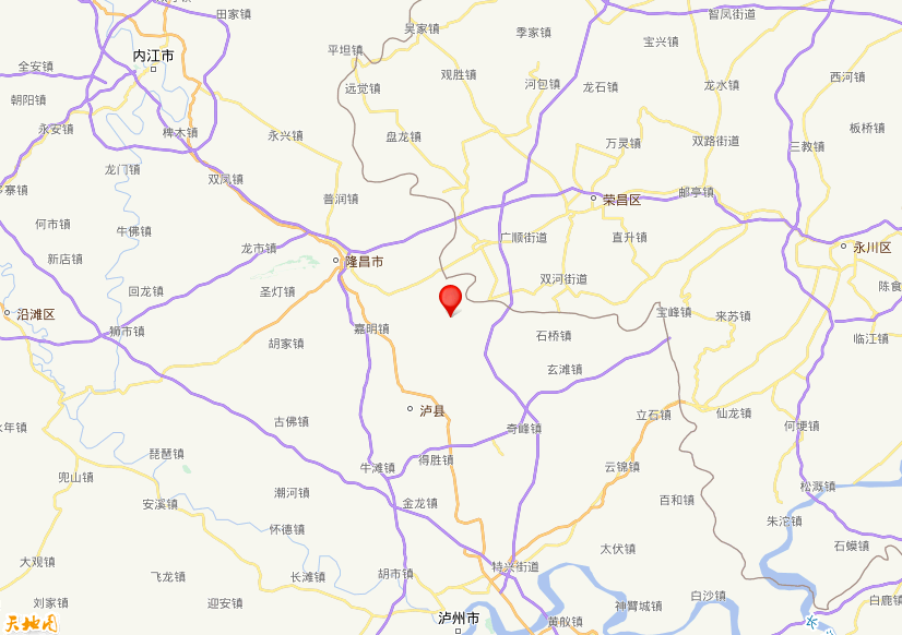 2021年09月25日02时16分，在四川泸州市泸县发生了M 3.1级地震，震中纬度29.27，经度105.43。