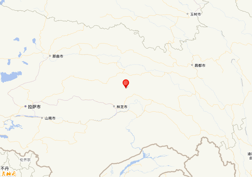 2021年09月25日12时41分，在西藏林芝市波密县发生了M 4.2级地震，震中纬度30.3，经度94.8。