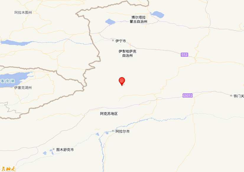 2021年09月27日01时07分，在新疆阿克苏地区拜城县发生了M 3.8级地震，震中纬度42.21，经度81.61。
