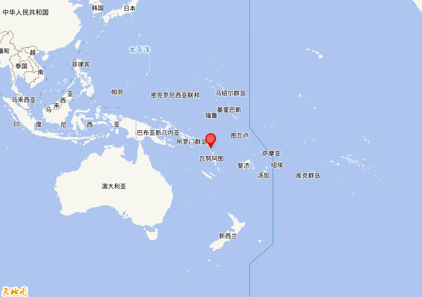 2022年05月28日22时11分，在圣克鲁斯群岛发生了M 5.2级地震，震中纬度-12.15，经度166.95。