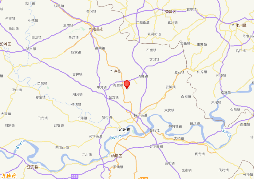 2022年08月25日08时00分，在四川泸州市龙马潭区发生了M 3.9级地震，震中纬度29.07，经度105.45。