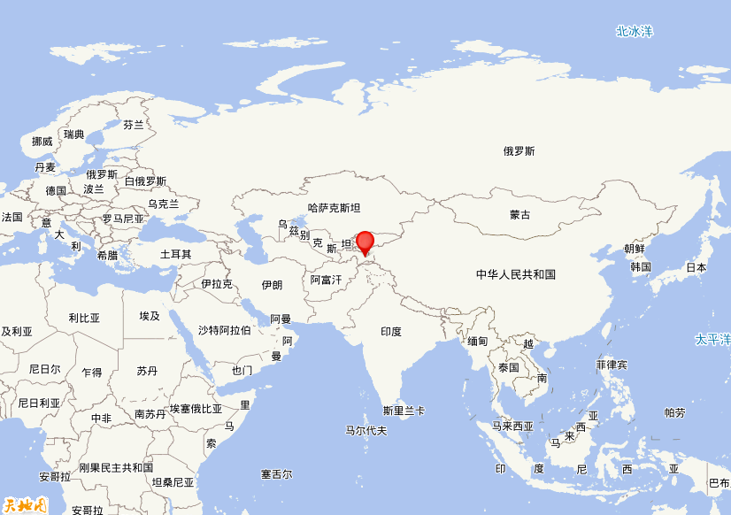 2023年02月23日08时37分，在塔吉克斯坦发生了M 7.2级地震，震中纬度37.98，经度73.29。