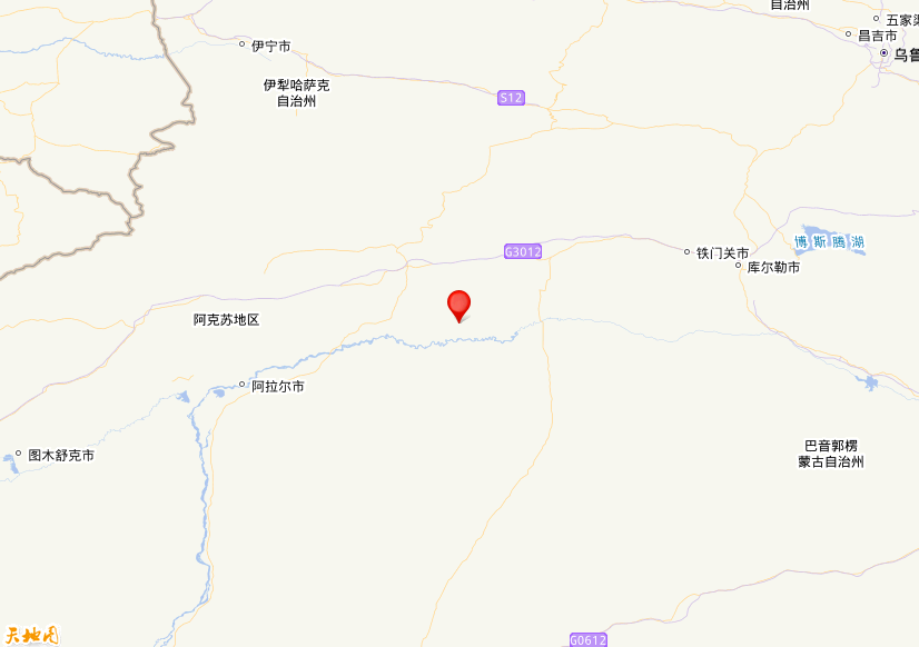 2023年04月01日05时22分，在新疆阿克苏地区库车市发生了M 3.0级地震，震中纬度41.15，经度83.42。