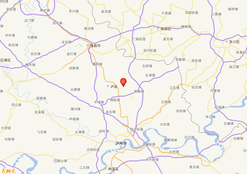 2023年05月06日13时01分，在四川泸州市泸县发生了M 3.7级地震，震中纬度29.15，经度105.45。