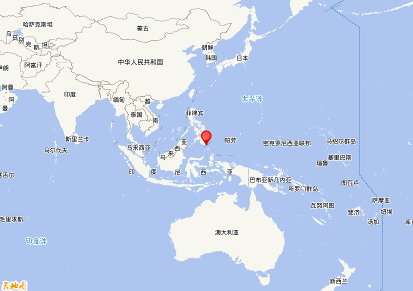 2025年06月28日07时07分，在菲律宾棉兰老岛附近海域发生了M 5.8级地震，震中纬度5.36，经度126.22。