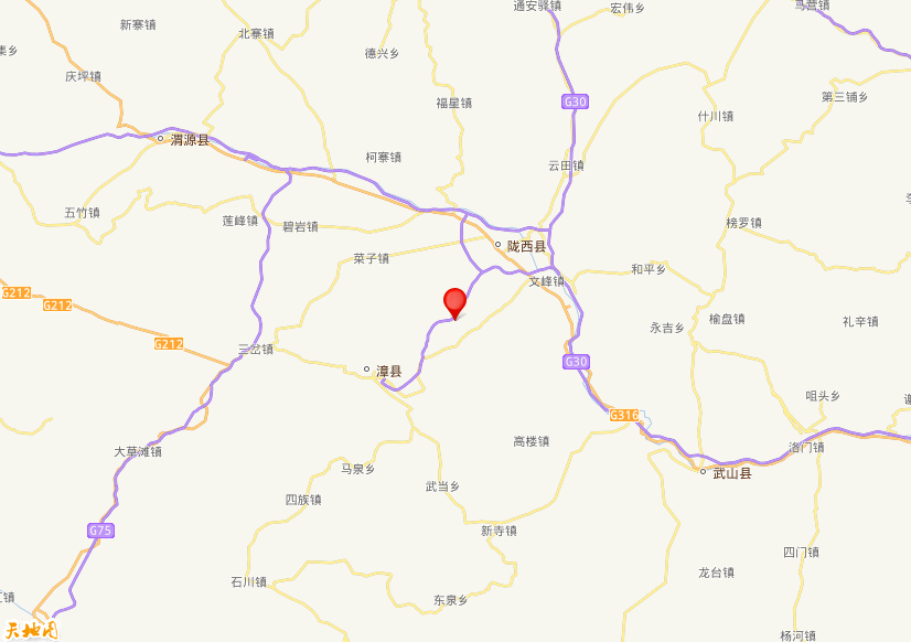 2025年09月27日05时49分，在甘肃定西市陇西县发生了M 5.6级地震，震中纬度34.91，经度104.58。