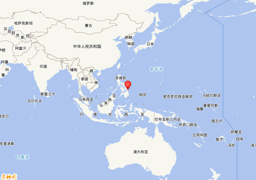 2025年10月17日07时03分，在菲律宾群岛地区发生了M 6.0级地震，震中纬度9.85，经度126.25。
