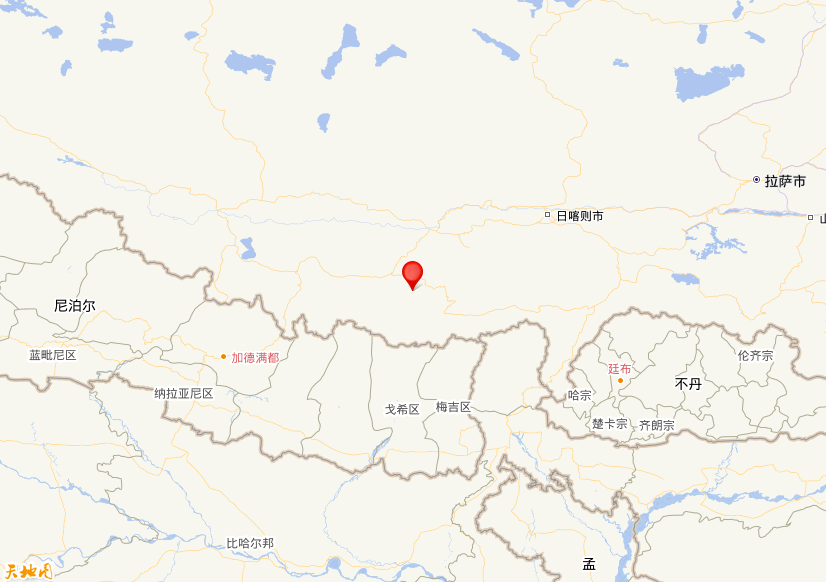 2025年11月04日04时57分，在西藏日喀则市定日县发生了M 4.4级地震，震中纬度28.43，经度87.4。