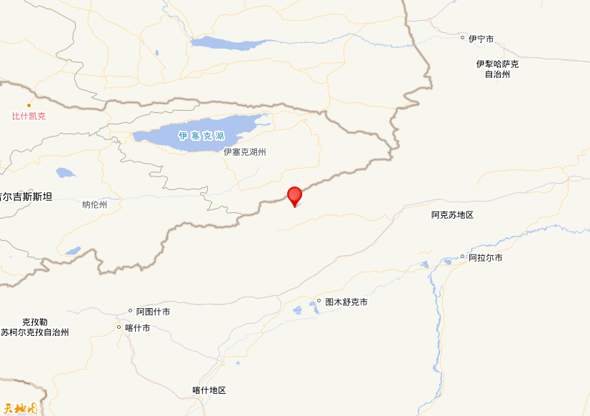 2025年11月06日18时08分，在新疆阿克苏地区乌什县发生了M 3.3级地震，震中纬度41.29，经度78.7。