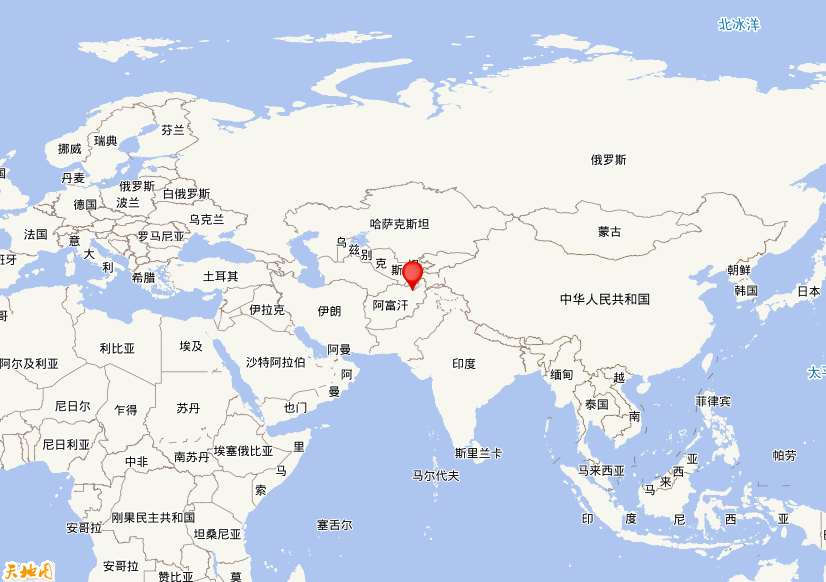 2025年12月19日13时39分，在阿富汗发生了M 5.2级地震，震中纬度36.2，经度69.4。