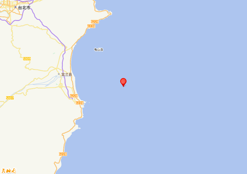 2025年12月27日23时05分，在台湾宜兰县海域发生了M 6.6级地震，震中纬度24.67，经度122.06。