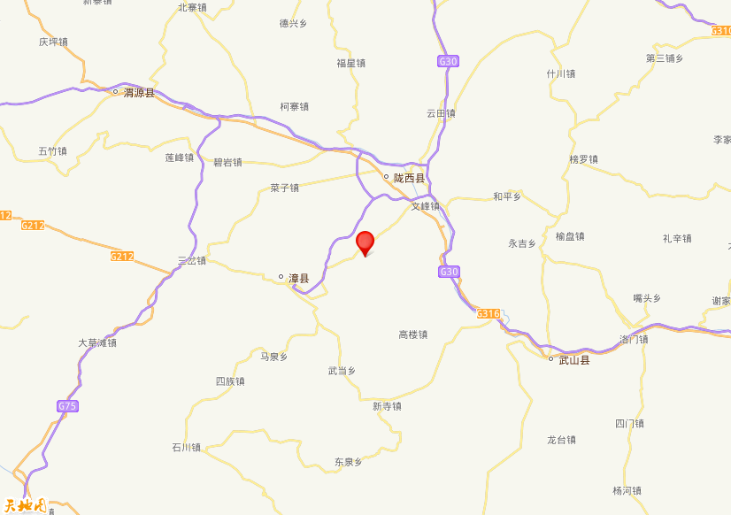 2026年01月03日21时21分，在甘肃定西市陇西县发生了M 3.9级地震，震中纬度34.88，经度104.6。