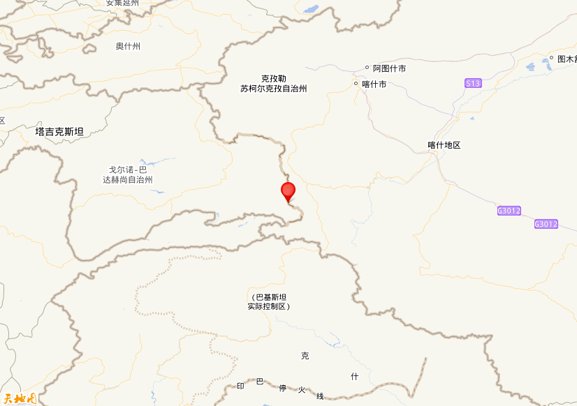 2026年01月07日03时17分，在新疆喀什地区塔什库尔干县发生了M 5.2级地震，震中纬度37.58，经度74.93。