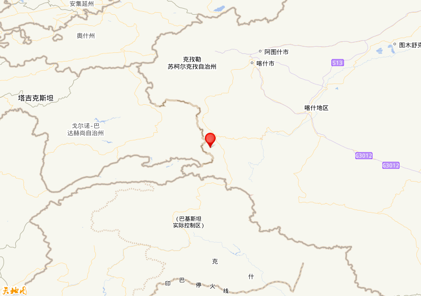 2026年01月07日03时17分，在新疆喀什地区塔什库尔干县发生了M 5.1级地震，震中纬度37.62，经度75.1。