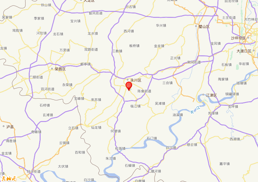 2026年01月07日22时02分，在重庆永川区中山路街道发生了M 1.9级地震，震中纬度29.31，经度105.93。