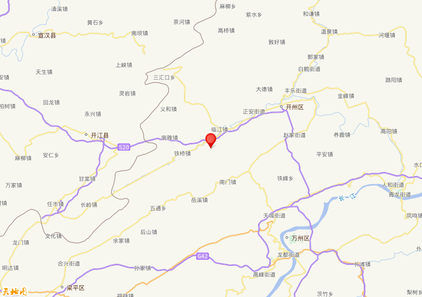 2026年01月22日17时37分，在重庆市开州区临江镇发生了M 2.4级地震，震中纬度31.05，经度108.2。