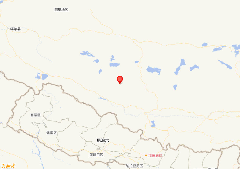 2026年04月01日10时30分，在西藏日喀则市仲巴县发生了M 3.6级地震，震中纬度30.38，经度84.34。