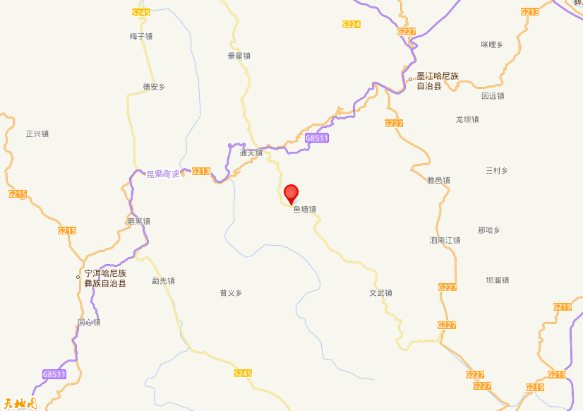 2026年07月21日19时43分，在云南普洱市墨江县发生了M 5.0级地震，震中纬度23.19，经度101.46。
