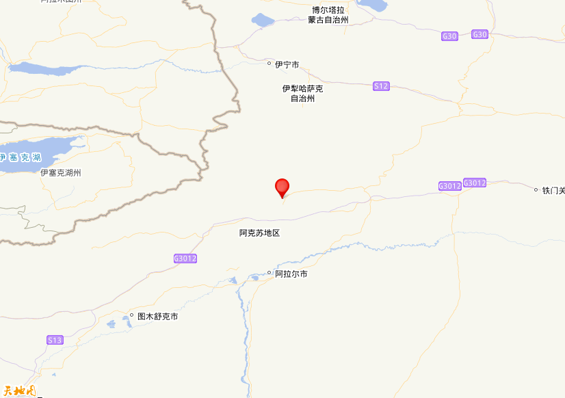 2026年09月10日00时11分，在新疆阿克苏地区拜城县发生了M 3.0级地震，震中纬度41.73，经度81.49。