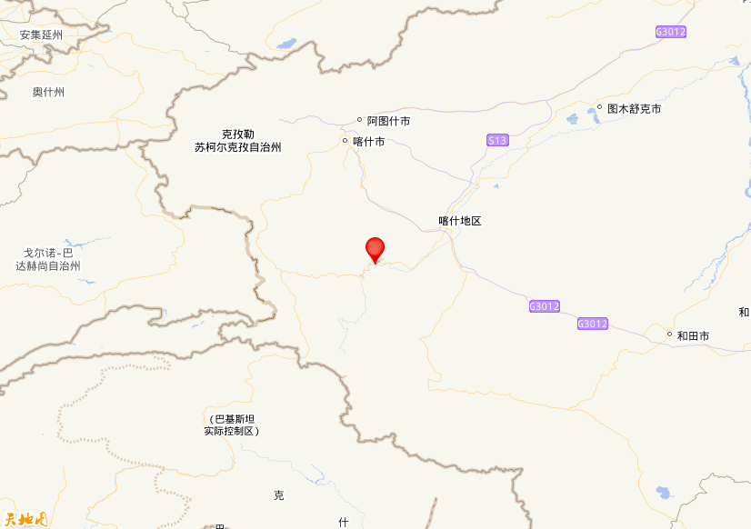 2026年09月17日17时44分，在新疆克孜勒苏州阿克陶县发生了M 3.1级地震，震中纬度37.96，经度76.36。