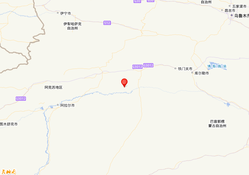 2026年09月19日23时45分，在新疆阿克苏地区库车市发生了M 3.6级地震，震中纬度41.18，经度83.71。