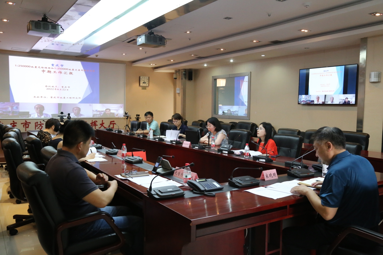 重庆市地震灾害风险普查中期验收会召开