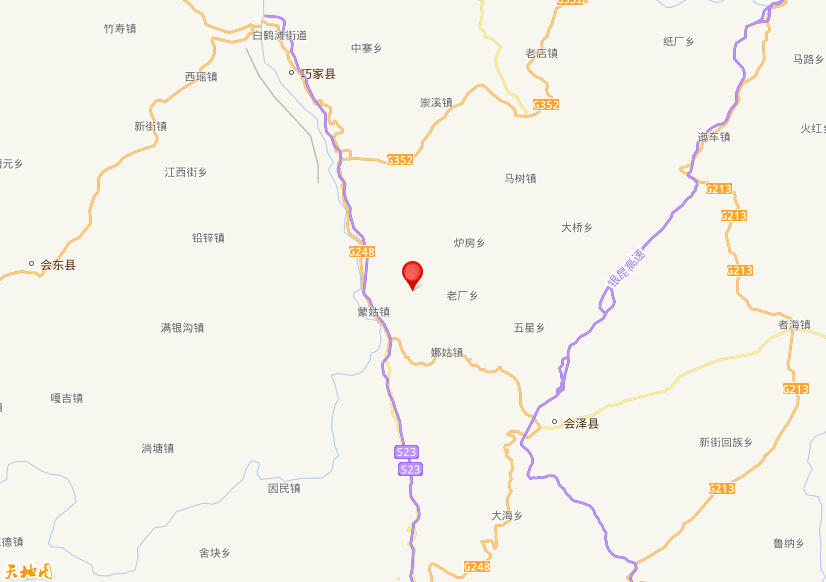 2005年08月05日22时14分，在云南会泽与四川会东交界发生了M 5.3级地震，震中纬度26.60，经度103.10。
