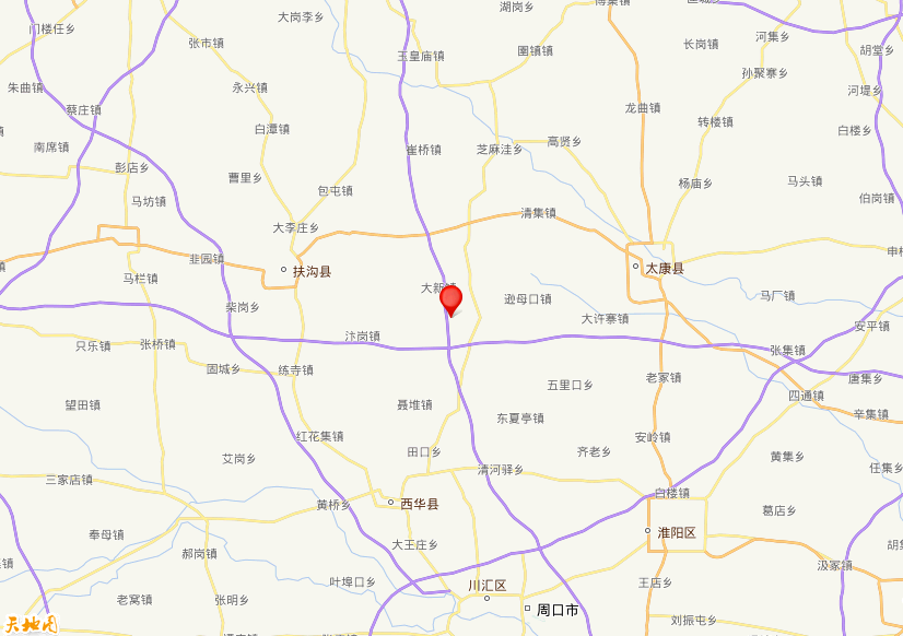 2010年10月24日16时58分，在河南省周口市太康县、扶沟县、西华县交界发生了M 4.7级地震，震中纬度34，经度114.6。