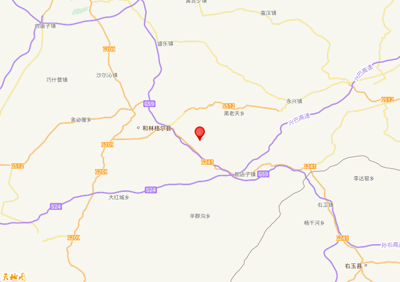 2023年12月06日20时06分，在内蒙古呼和浩特市和林格尔县发生了M 3.3级地震，震中纬度40.34，经度111.99。