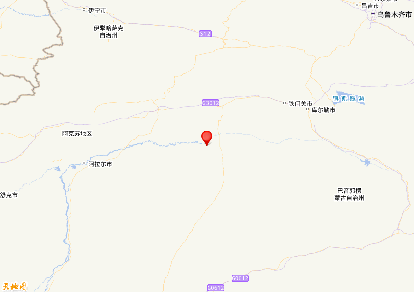 2024年08月22日07时38分，在新疆阿克苏地区库车市发生了M 5.0级地震，震中纬度40.92，经度83.97。