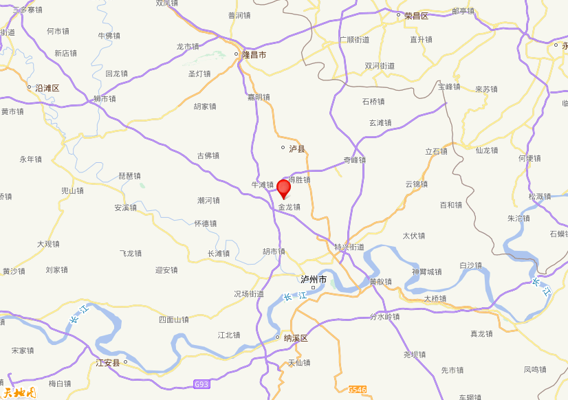 2024年12月26日17时20分，在四川泸州市龙马潭区发生了M 3.4级地震，震中纬度29.05，经度105.38。