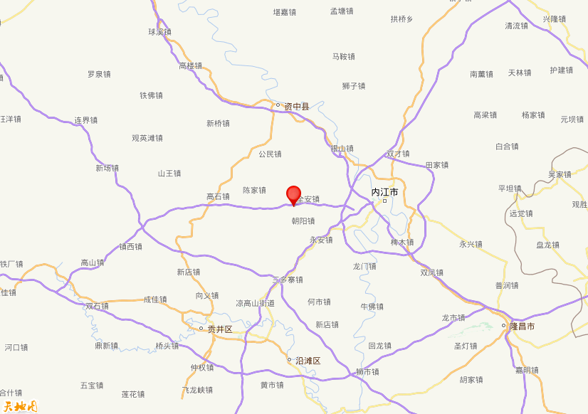 2025年01月20日21时59分，在四川内江市市中区发生了M 4.4级地震，震中纬度29.57，经度104.88。