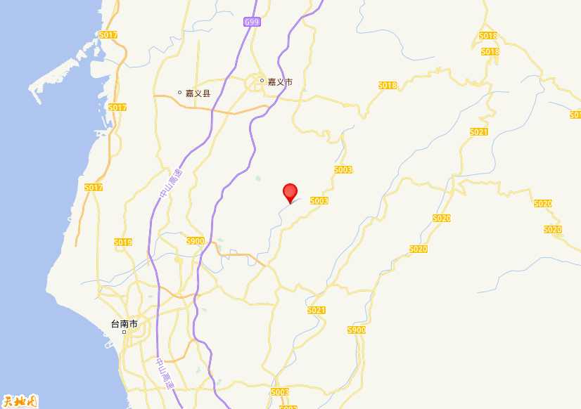 2025年01月21日00时17分，在台湾台南市发生了M 6.2级地震，震中纬度23.24，经度120.51。