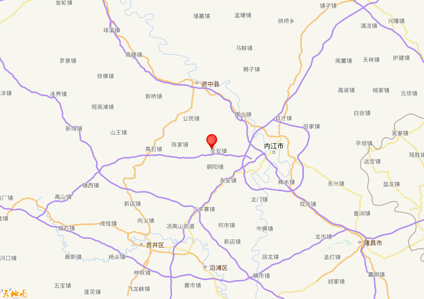 2025年01月23日05时50分，在四川内江市市中区发生了M 4.0级地震，震中纬度29.59，经度104.89。