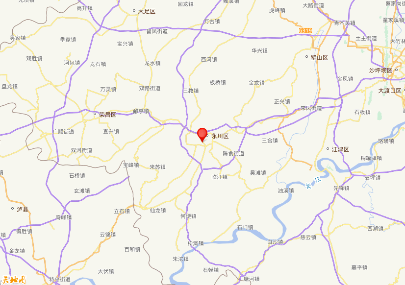 2025年01月31日17时57分，在重庆市永川区南大街街道发生了M 2.2级地震，震中纬度29.34，经度105.91。