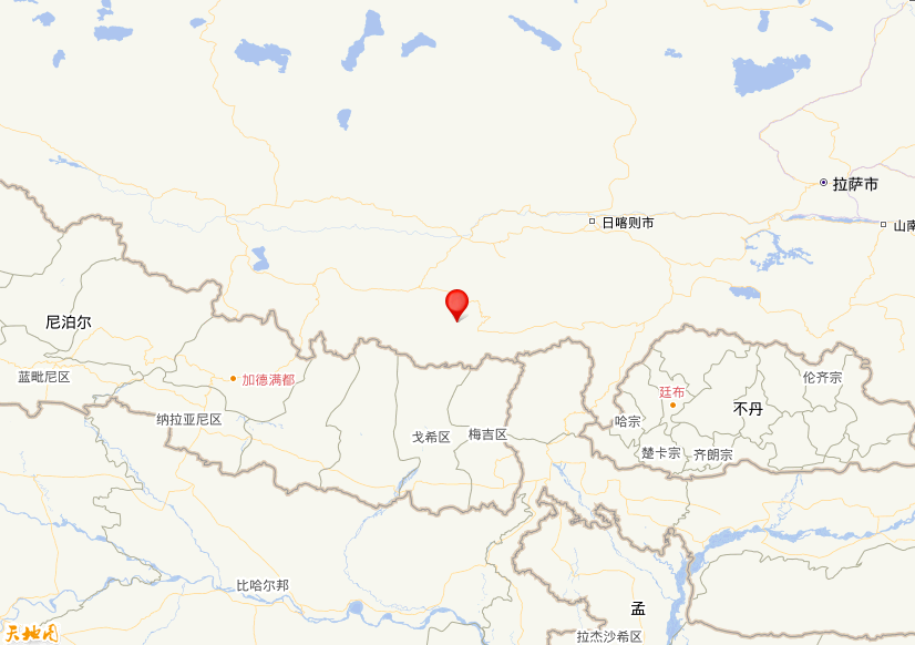 2025年02月09日23时23分，在西藏日喀则市定结县发生了M 3.2级地震，震中纬度28.26，经度87.55。