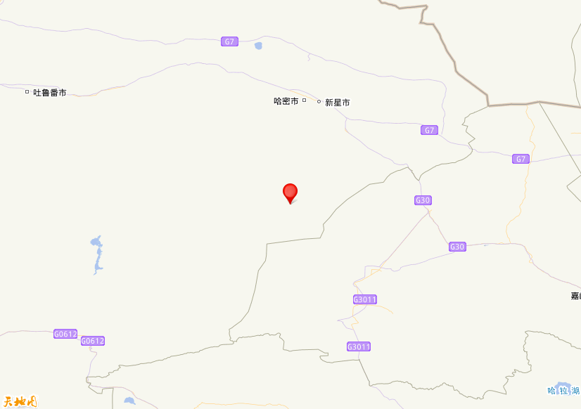 2025年03月24日02时43分，在新疆哈密市伊州区发生了M 3.1级地震，震中纬度41.18，经度93.3。