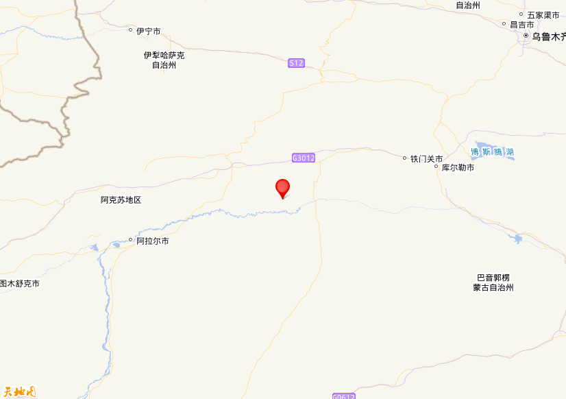 2025年05月10日00时38分，在新疆阿克苏地区库车市发生了M 3.1级地震，震中纬度41.19，经度83.72。