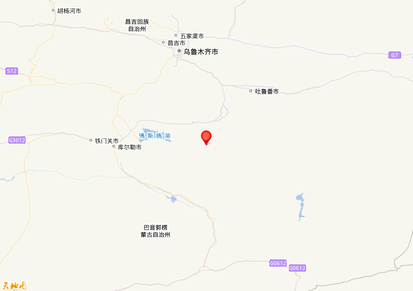 2025年05月20日02时03分，在新疆巴音郭楞州和硕县发生了M 4.6级地震，震中纬度41.74，经度88.22。