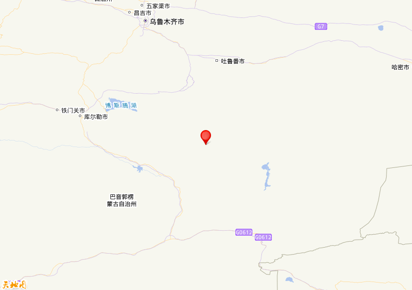 2025年07月30日13时38分，在新疆巴音郭楞州尉犁县发生了M 3.2级地震，震中纬度41.08，经度88.95。