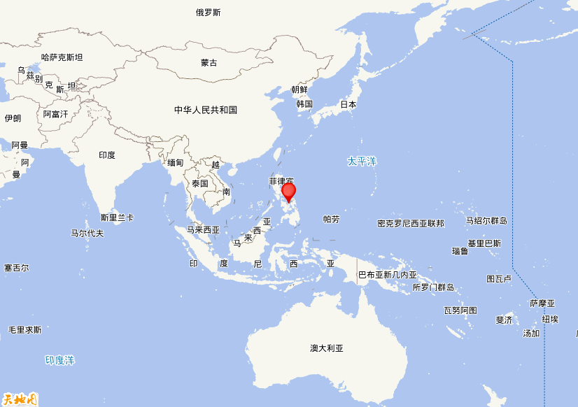 2025年09月30日21时59分，在菲律宾群岛地区发生了M 6.9级地震，震中纬度11.2，经度124.1。