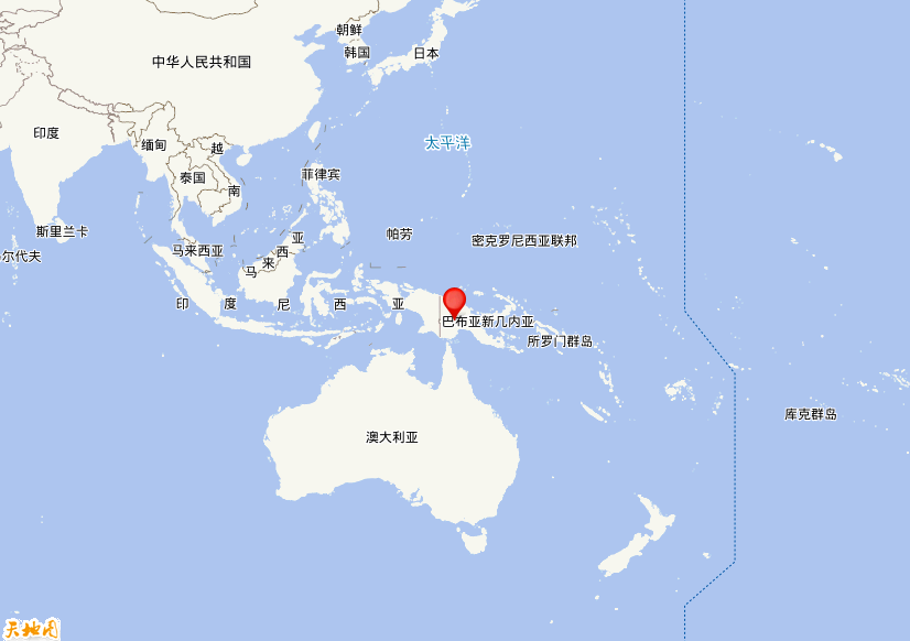 2026年01月27日01时06分，在巴布亚新几内亚发生了M 5.6级地震，震中纬度-6.52，经度143.49。