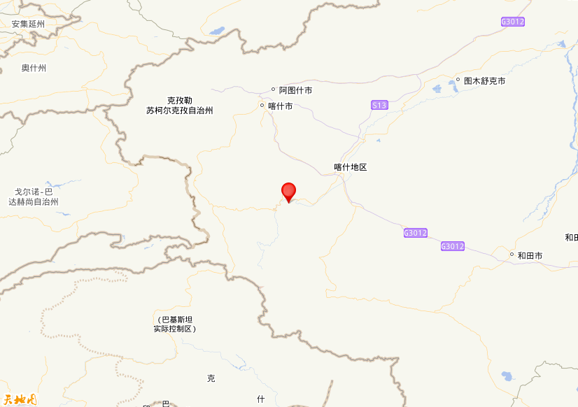 2026年02月05日09时28分，在新疆克孜勒苏州阿克陶县发生了M 3.1级地震，震中纬度37.92，经度76.42。